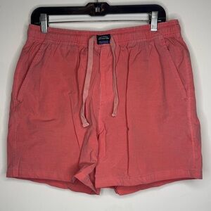 Southern Marsh salmon Pink hybrid Swim Trunks pockets liner 5” swim shorts